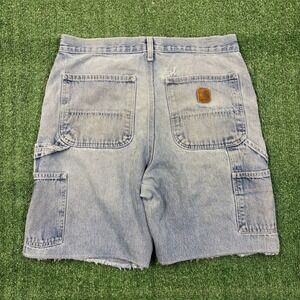 Vintage 90's Carhartt Denim Carpenter Shorts